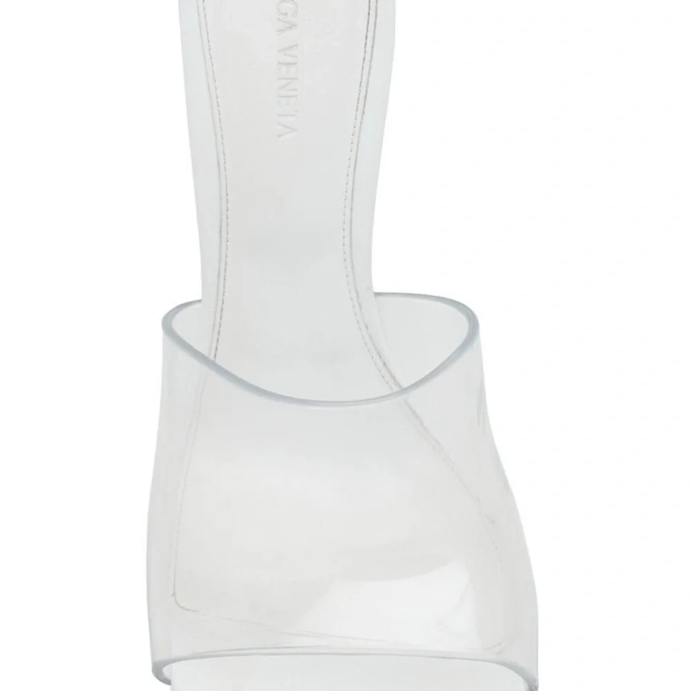 Bottega Veneta White Heeled Sandals - Picture 5 of 8